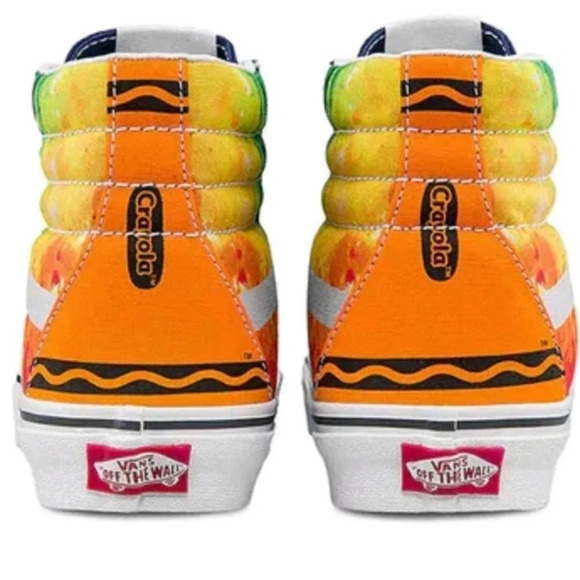 Limited Edition Vans - SK8 Hi Crayola Mashup  Melt - Picture 5 of 10